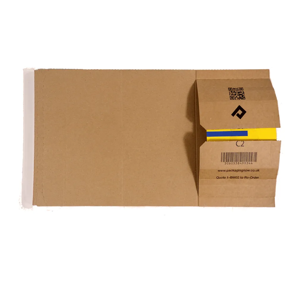 Packaging Now boekverpakking bruin 50 stuks