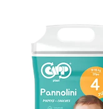 Capp-Plast luier verpakkingszak met handvat coex