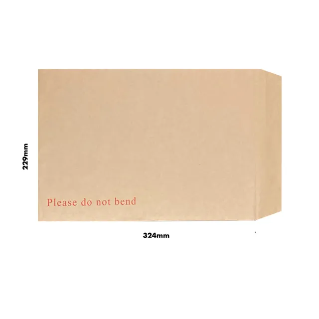 Packaging Now kartonnen envelop board backed