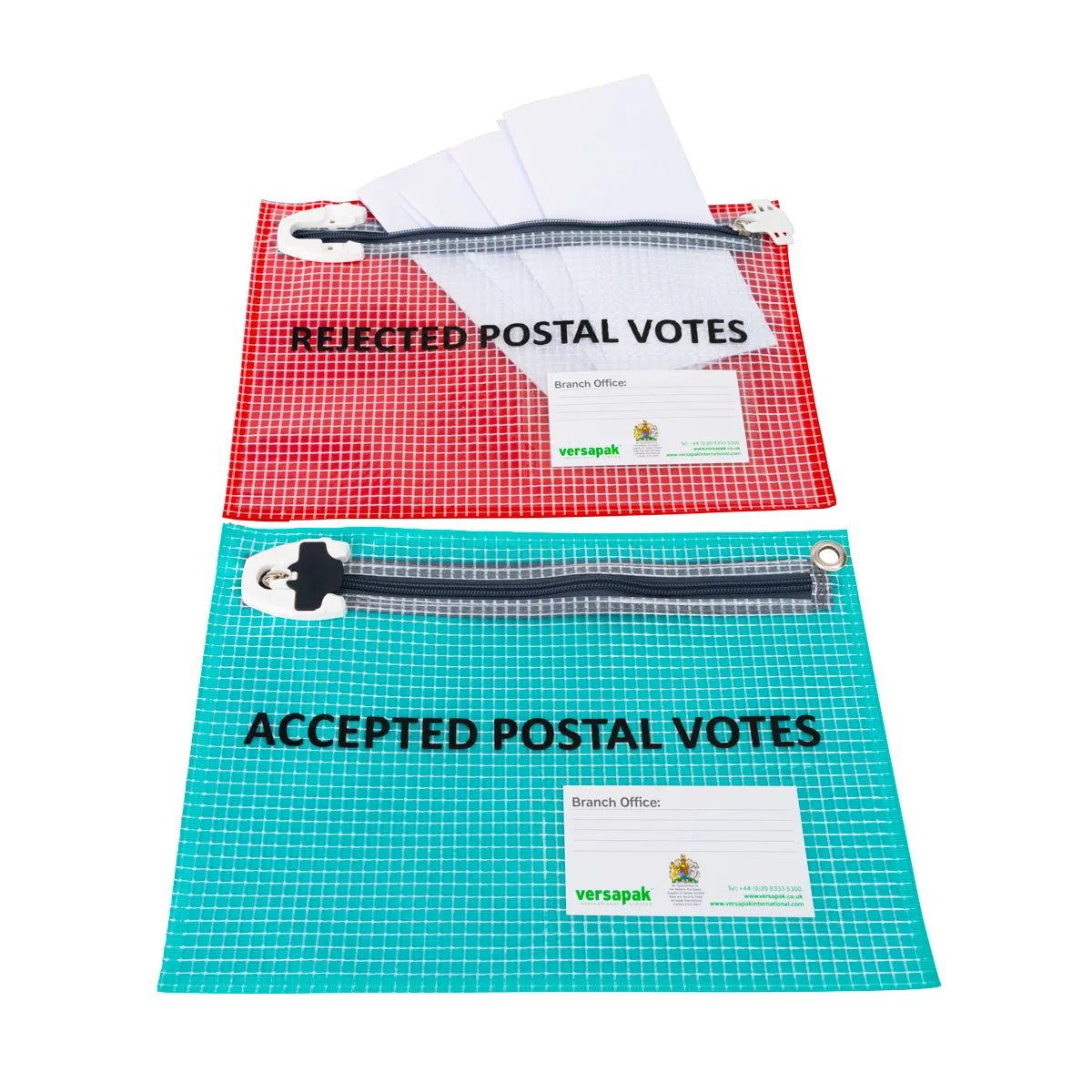 Versapak Postal Vote Bag Accepted stembiljettas