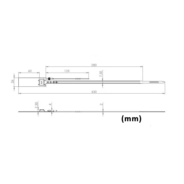 Versapak VersaPost Numbered Security Seal Metal Insert zegel 1000 stuks
