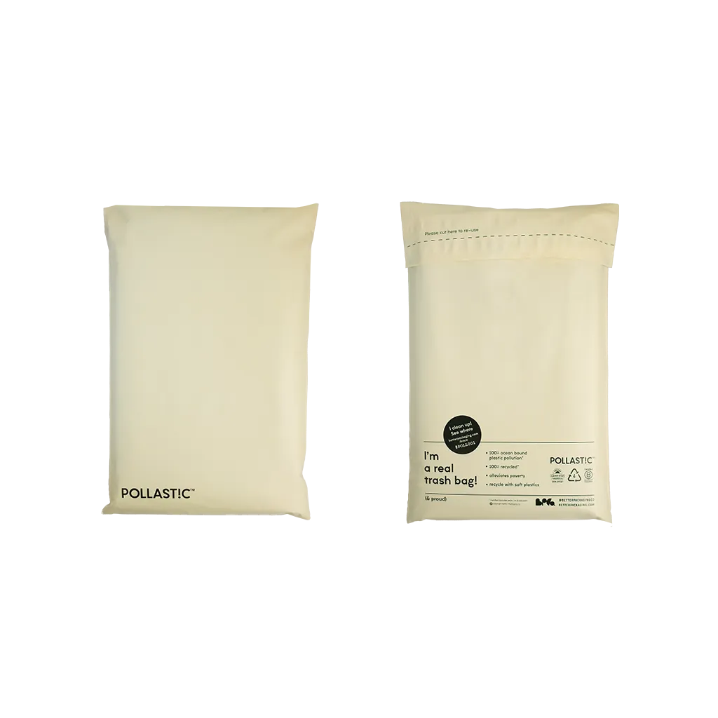 POLLAST!C Recycled verzendzak ocean plastic