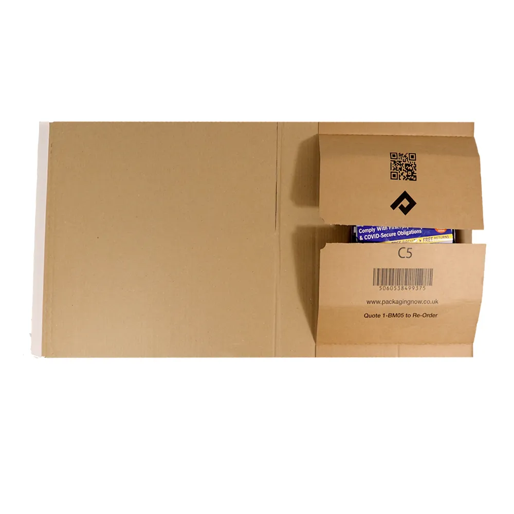 Packaging Now boekverpakking bruin 50 stuks