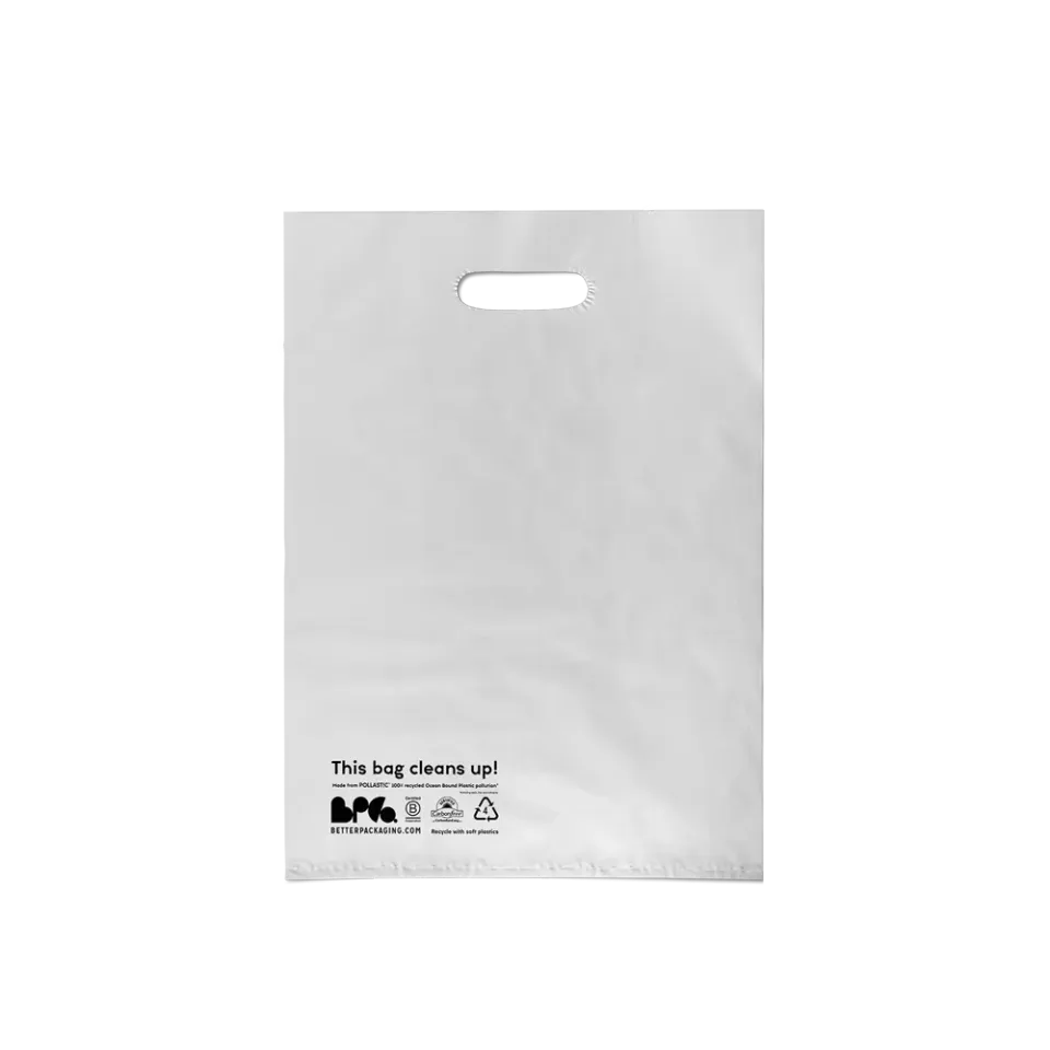 POLLAST!C Reusable Carry Bag draagtas herbruikbaar 35x45