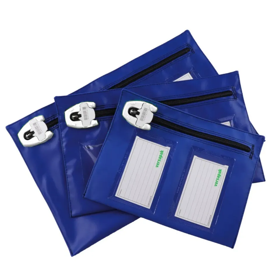 Versapak Secure Reusable Bank Note Money Bag geldbudel verzegelbaar
