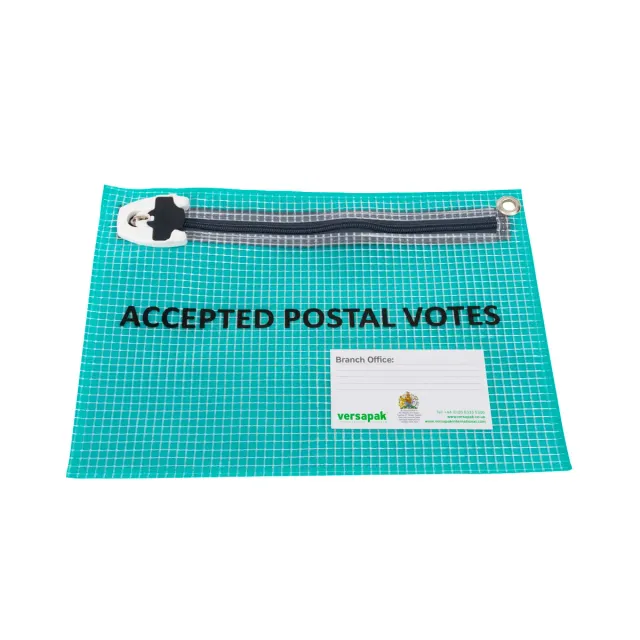 Versapak Postal Vote Bag Accepted stembiljettas