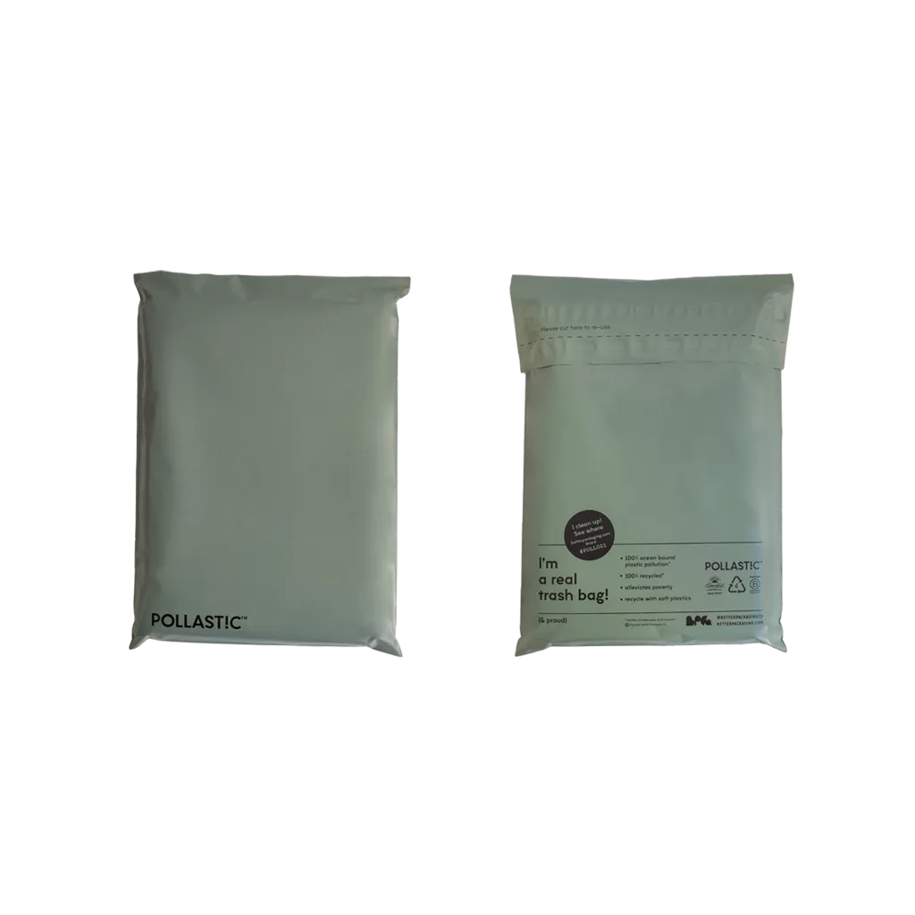 POLLAST!C Recycled verzendzak ocean plastic
