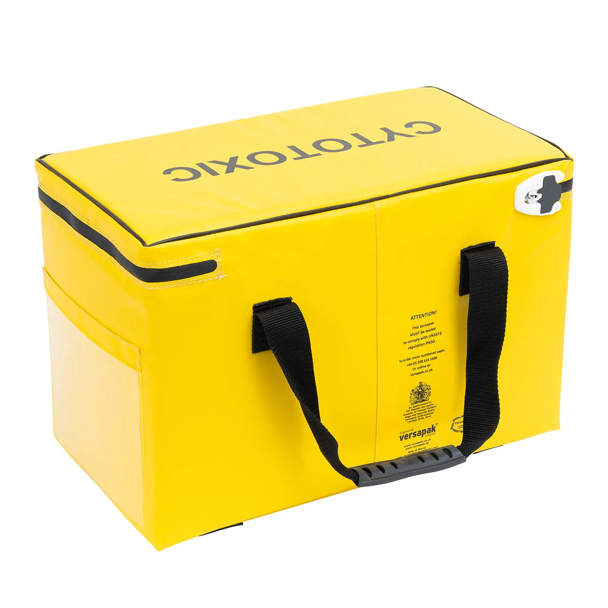 Versapak Cytotoxic medicijntas met tamper-evident sluiting