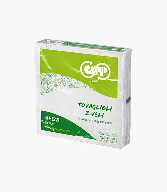 Capp-Plast Servetten Verpakkingszak bedrukt