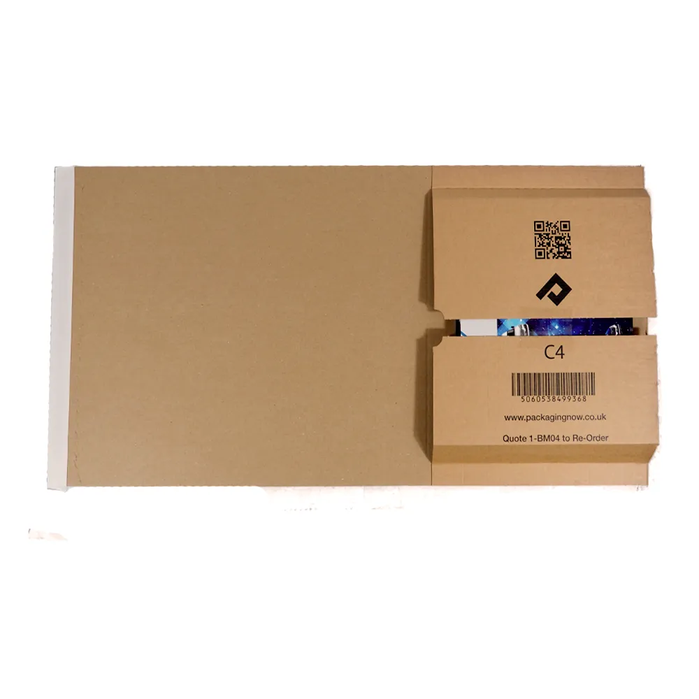 Packaging Now boekverpakking bruin 50 stuks