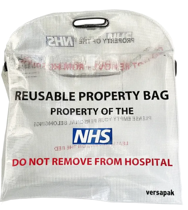 Versapak Patient Property Bag herbruikbare tas antimicrobieel