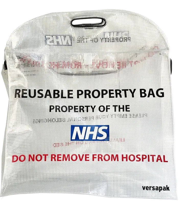 Versapak Patient Property Bag herbruikbare tas antimicrobieel