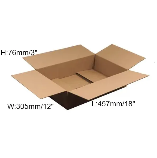 Packaging Now Kartonnen Doos enkelgolf bruin