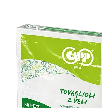 Capp-Plast Servetten Verpakkingszak bedrukt