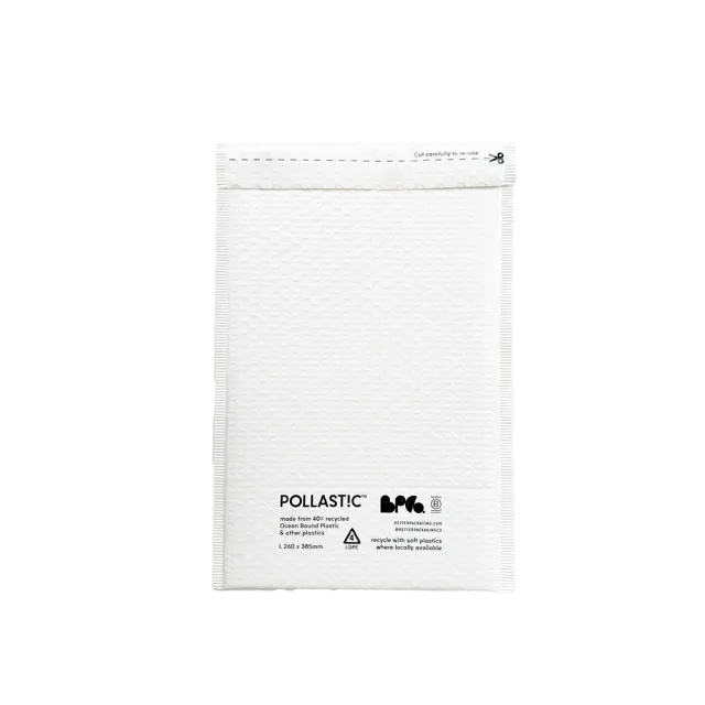 POLLAST!C Bubble Mailer bubbelenvelop ocean plastic