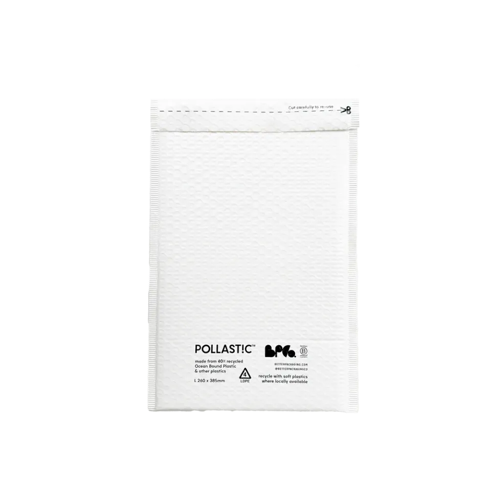 POLLAST!C Bubble Mailer bubbelenvelop ocean plastic