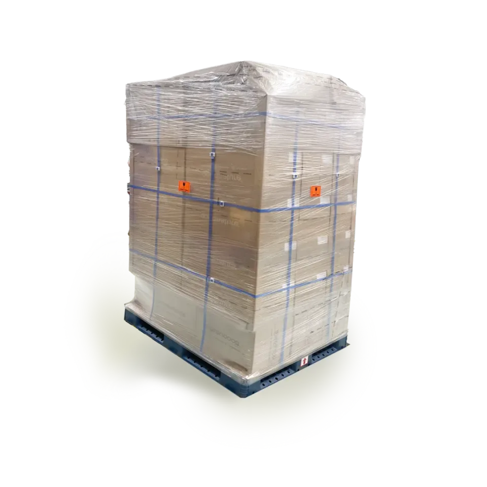 POLLAST!C palletwrap palletfolie op rol recycled
