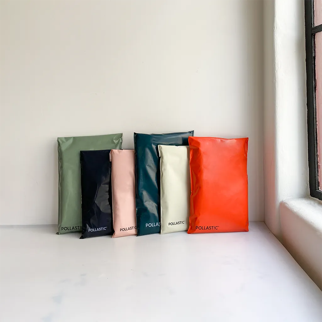 POLLAST!C Recycled verzendzak ocean plastic
