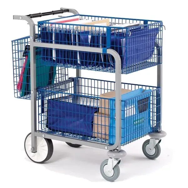 Versapak Heavy Duty Mail Trolley postwagen met draadmanden