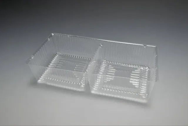 Multi Tray 275 tray 2-vaks transparant per stuk