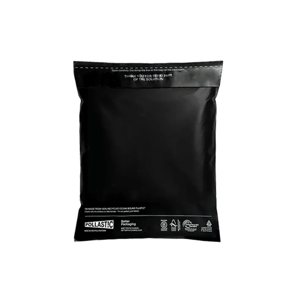 POLLAST!C Recycled verzendzak ocean plastic