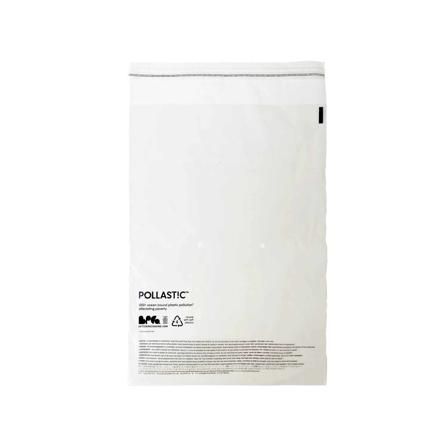 POLLAST!C Poly Garment Bag recycled