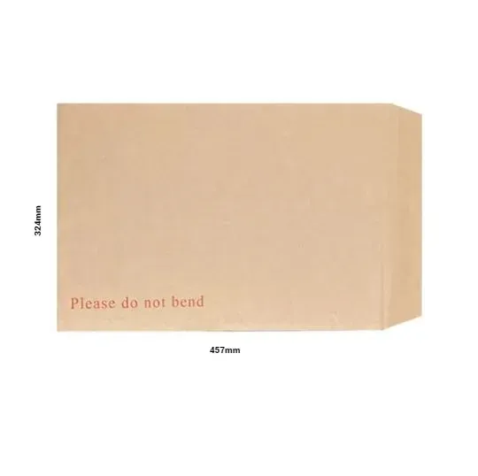 Packaging Now kartonnen envelop board backed