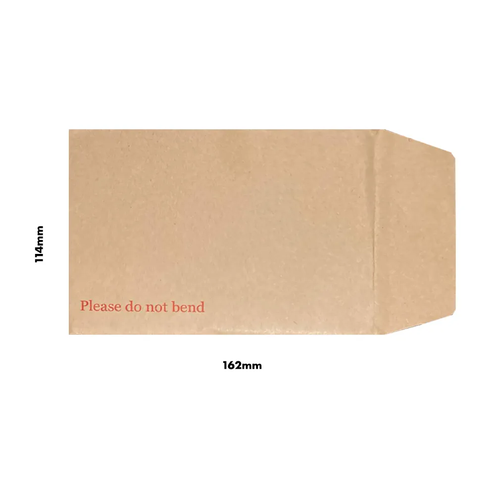 Packaging Now kartonnen envelop board backed